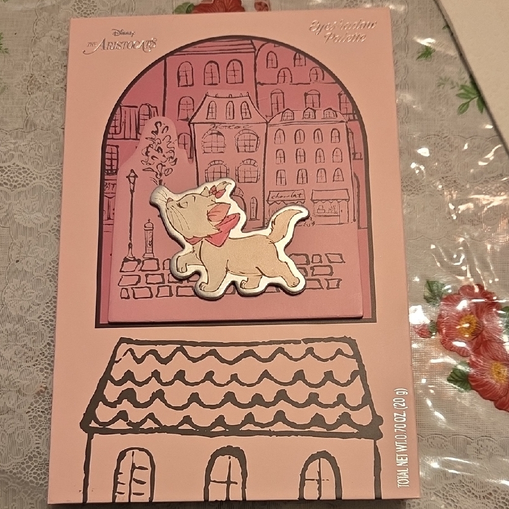 Nwt Disney Pink and Beige Kitten Eyeshadow Palette